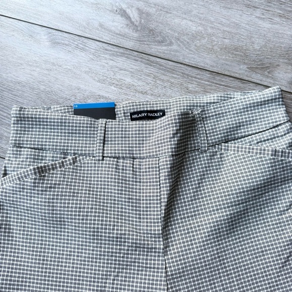 NWT Hilary Radley Plaid Slim Fit Cropped Pants - Picture 5 of 11